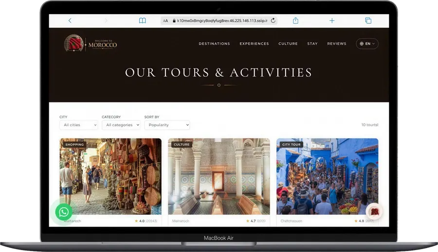 Welcome to Morocco, web 5