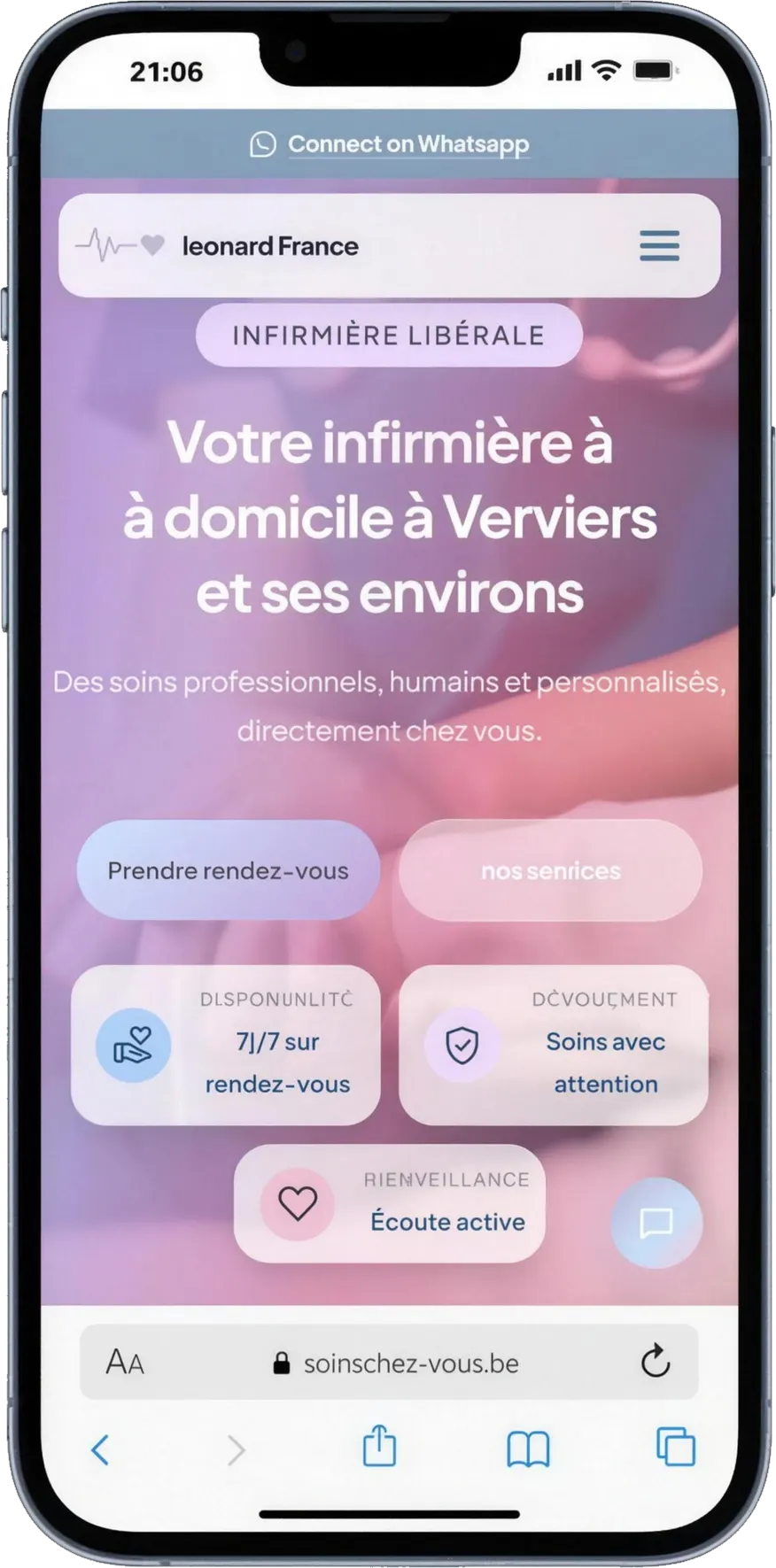 Soins Chez Vous, mobile 1