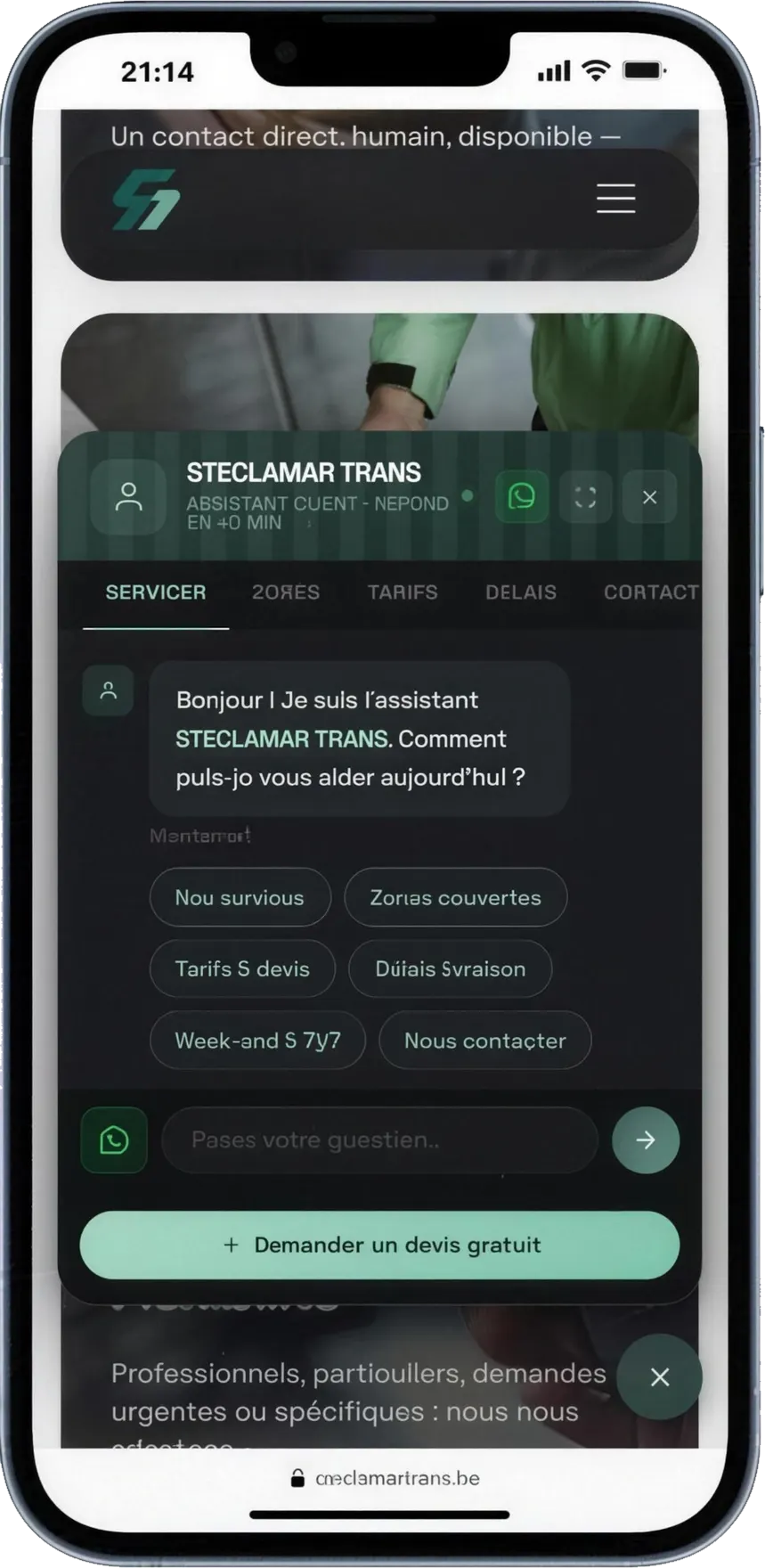 Ste Clamar, mobile 1